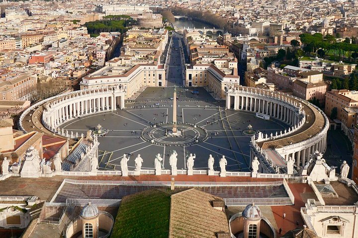 St. Peter’s Square seen from above