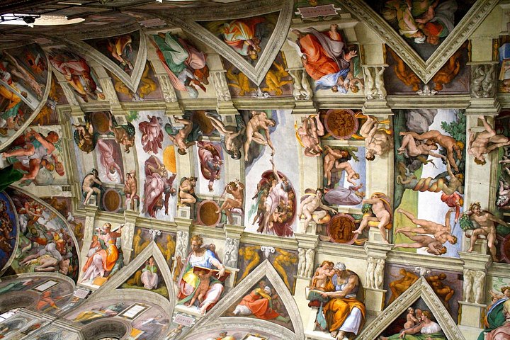 Detail of the Sistine Chapel ceiling